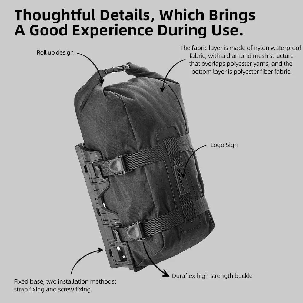 Bike & Bag Fork Bags RHINOWALK - Wilderness Series - Quick Release Front Fork Bags (6.5L)