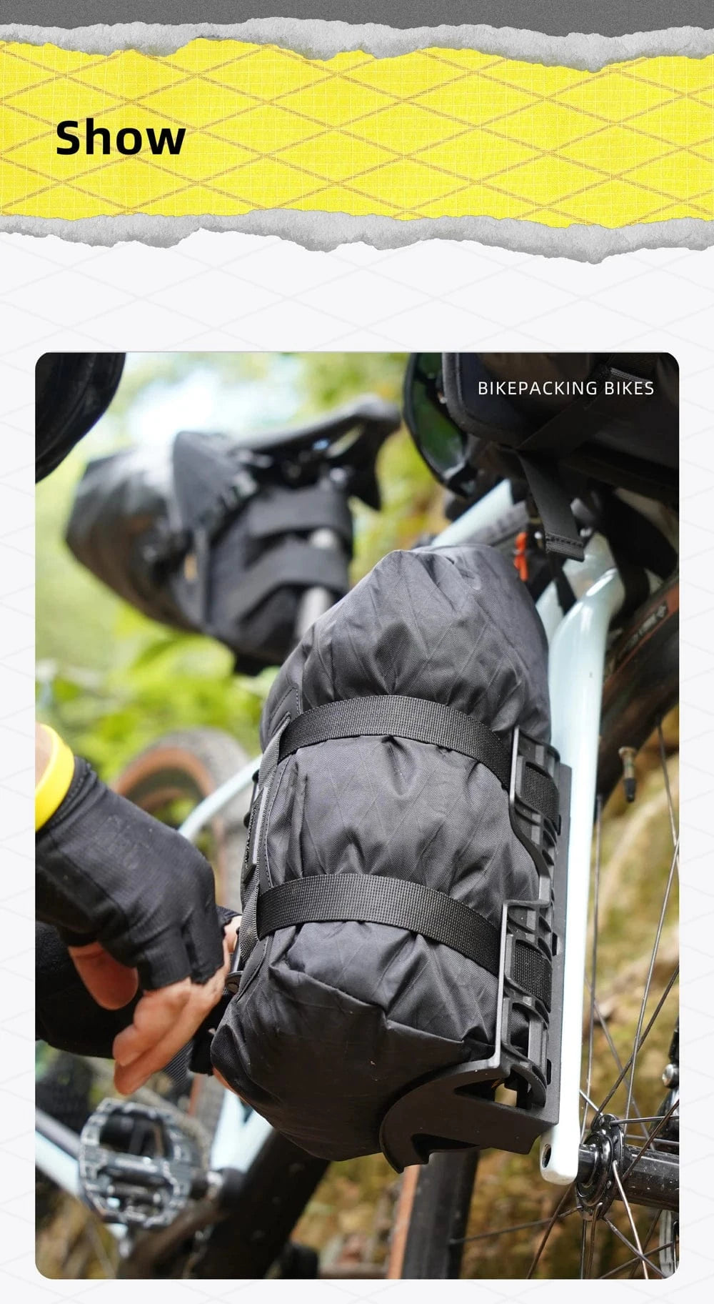 Bike & Bag Fork Bags RHINOWALK - Wilderness Series - Quick Release Front Fork Bags (6.5L)