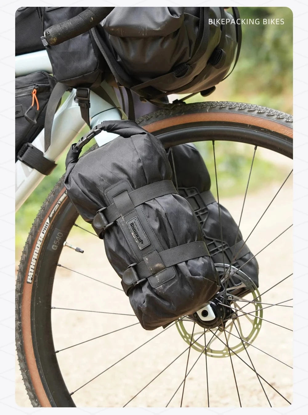 Bike & Bag Fork Bags RHINOWALK - Wilderness Series - Quick Release Front Fork Bags (6.5L)