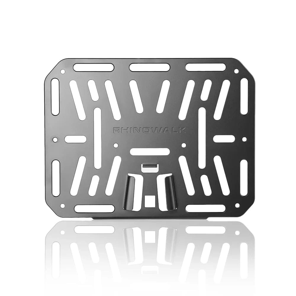 Bike & Bag Front Mount Adapter Black RHINOWALK - Brompton Front Mount Adapter for Bike Bags – Aluminium Alloy Bike Bag Carrier Block for Folding Bikes