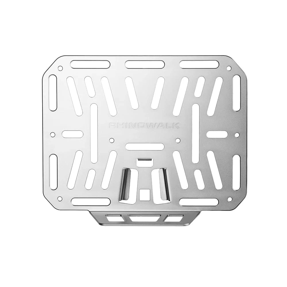 Bike & Bag Front Mount Adapter Grey RHINOWALK - Brompton Front Mount Adapter for Bike Bags – Aluminium Alloy Bike Bag Carrier Block for Folding Bikes