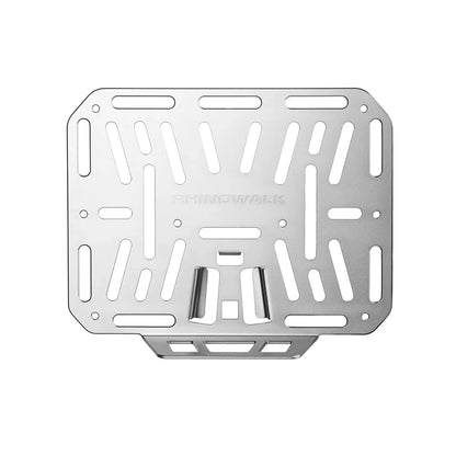 Bike & Bag Front Mount Adapter Grey RHINOWALK - Brompton Front Mount Adapter for Bike Bags – Aluminium Alloy Bike Bag Carrier Block for Folding Bikes