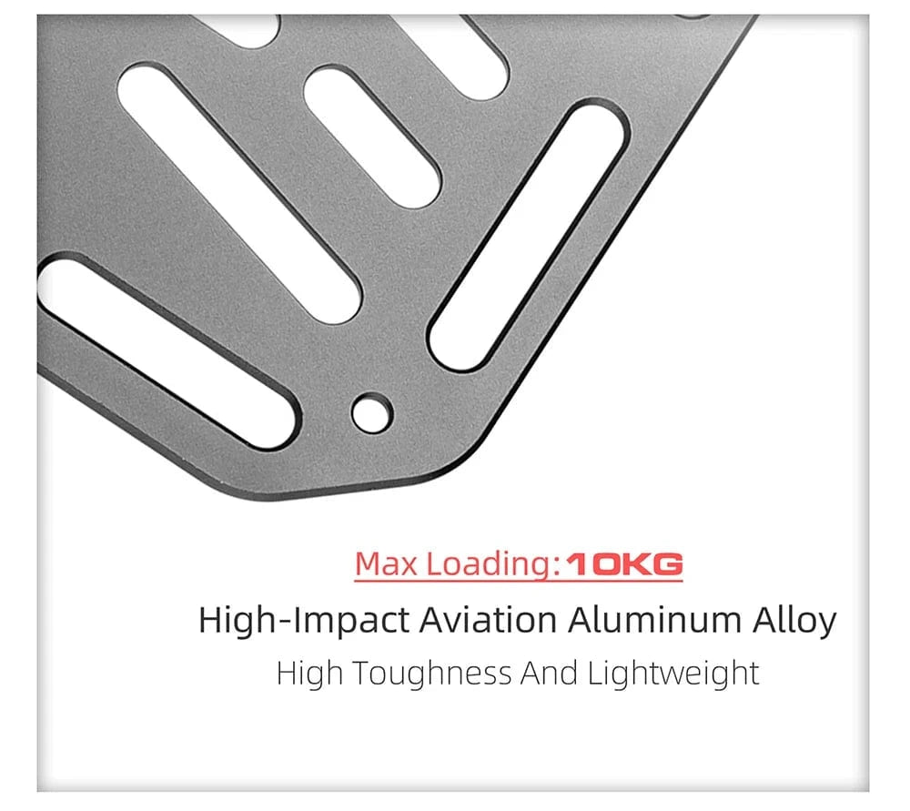 Bike & Bag Front Mount Adapter RHINOWALK - Brompton Front Mount Adapter for Bike Bags – Aluminium Alloy Bike Bag Carrier Block for Folding Bikes