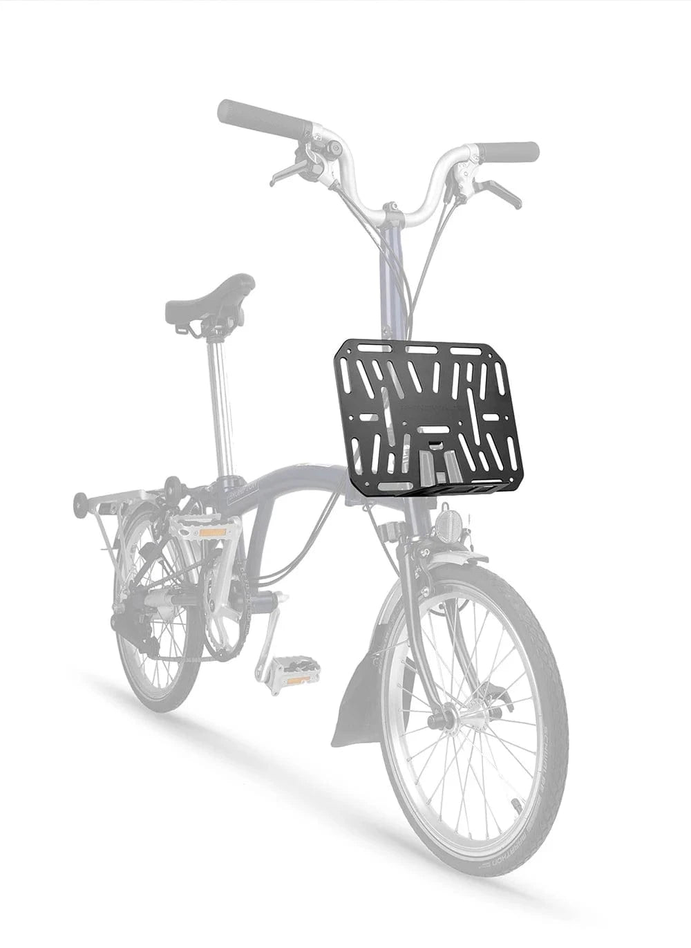 Bike & Bag Front Mount Adapter RHINOWALK - Brompton Front Mount Adapter for Bike Bags – Aluminium Alloy Bike Bag Carrier Block for Folding Bikes