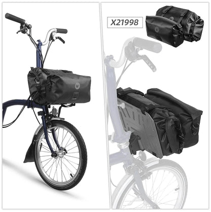 Bike & Bag Front Mount Adapter RHINOWALK - Brompton Front Mount Adapter for Bike Bags – Aluminium Alloy Bike Bag Carrier Block for Folding Bikes