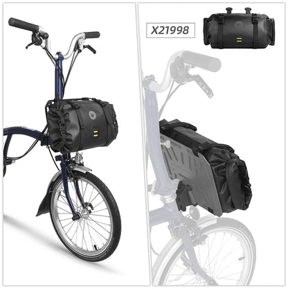 Bike & Bag Front Mount Adapter RHINOWALK - Brompton Front Mount Adapter for Bike Bags – Aluminium Alloy Bike Bag Carrier Block for Folding Bikes
