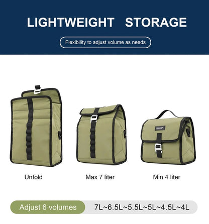 Bike & Bag Handlebar bag RHINOWALK -  Waterproof Handlebar Bag for Brompton Bikes (4L to 7L)