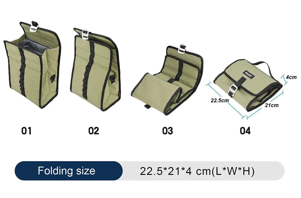 Bike & Bag Handlebar bag RHINOWALK -  Waterproof Handlebar Bag for Brompton Bikes (4L to 7L)