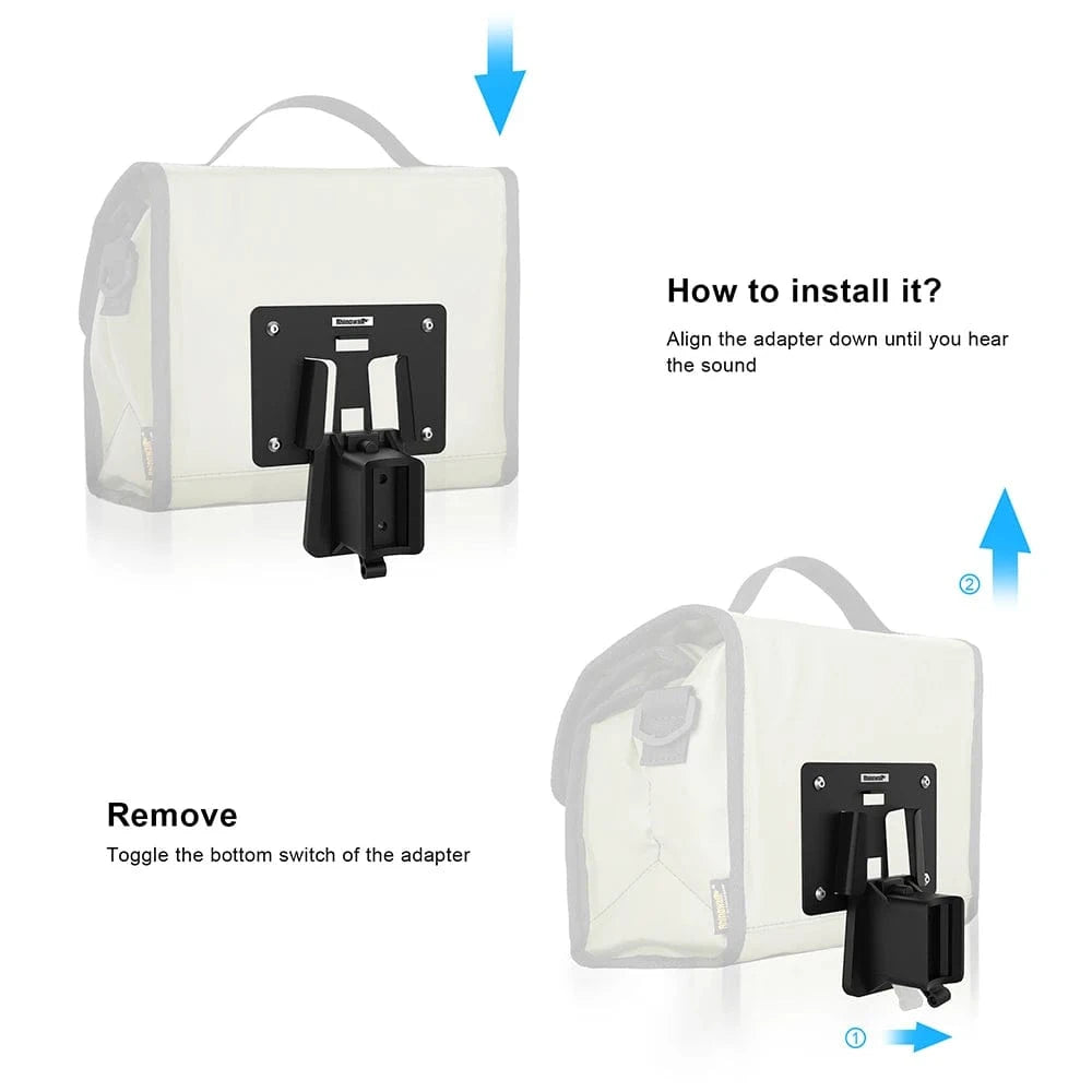 Bike & Bag Handlebar bag RHINOWALK -  Waterproof Handlebar Bag for Brompton Bikes (4L to 7L)