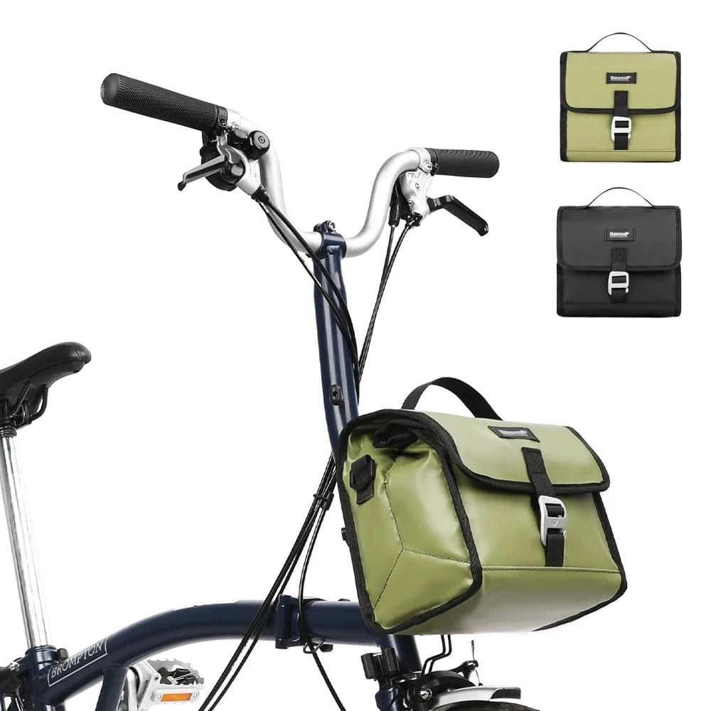 Bike & Bag Handlebar bag RHINOWALK -  Waterproof Handlebar Bag for Brompton Bikes (4L to 7L)