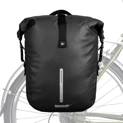 Bike & Bag Pannier Bags 20L Black RHINOWALK - Waterproof Pannier Bag (20L)