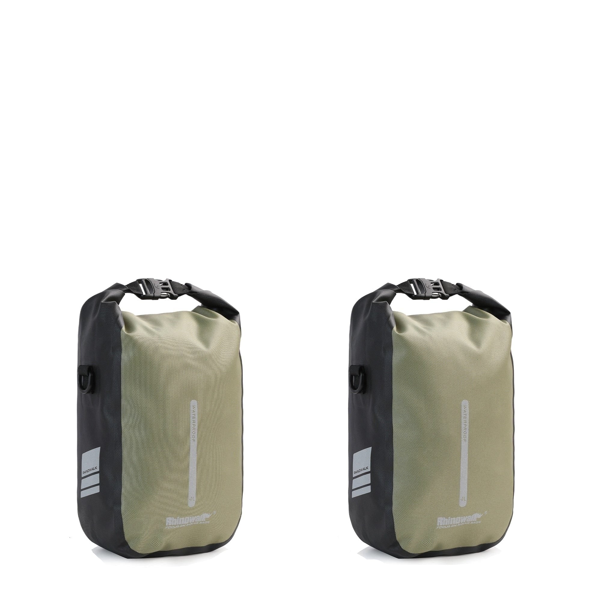 BIKE & BAG Pannier Bags Olive-4L-2pcs RHINOWALK - Quick Release Front Pannier Bags (4, 6L)