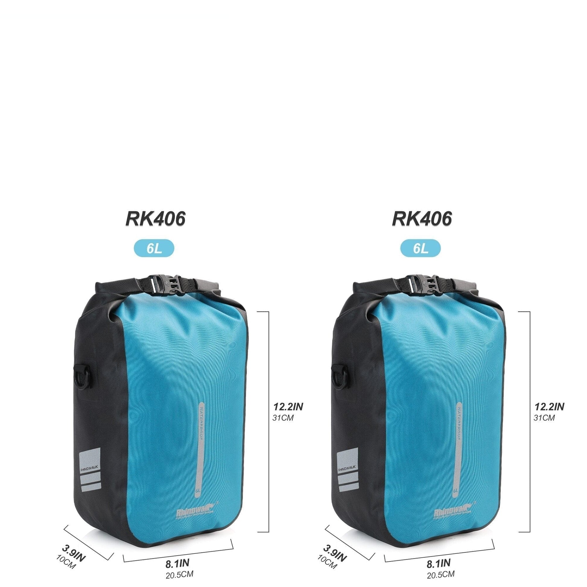 BIKE & BAG Pannier Bags RHINOWALK - Quick Release Front Pannier Bags (4, 6L)