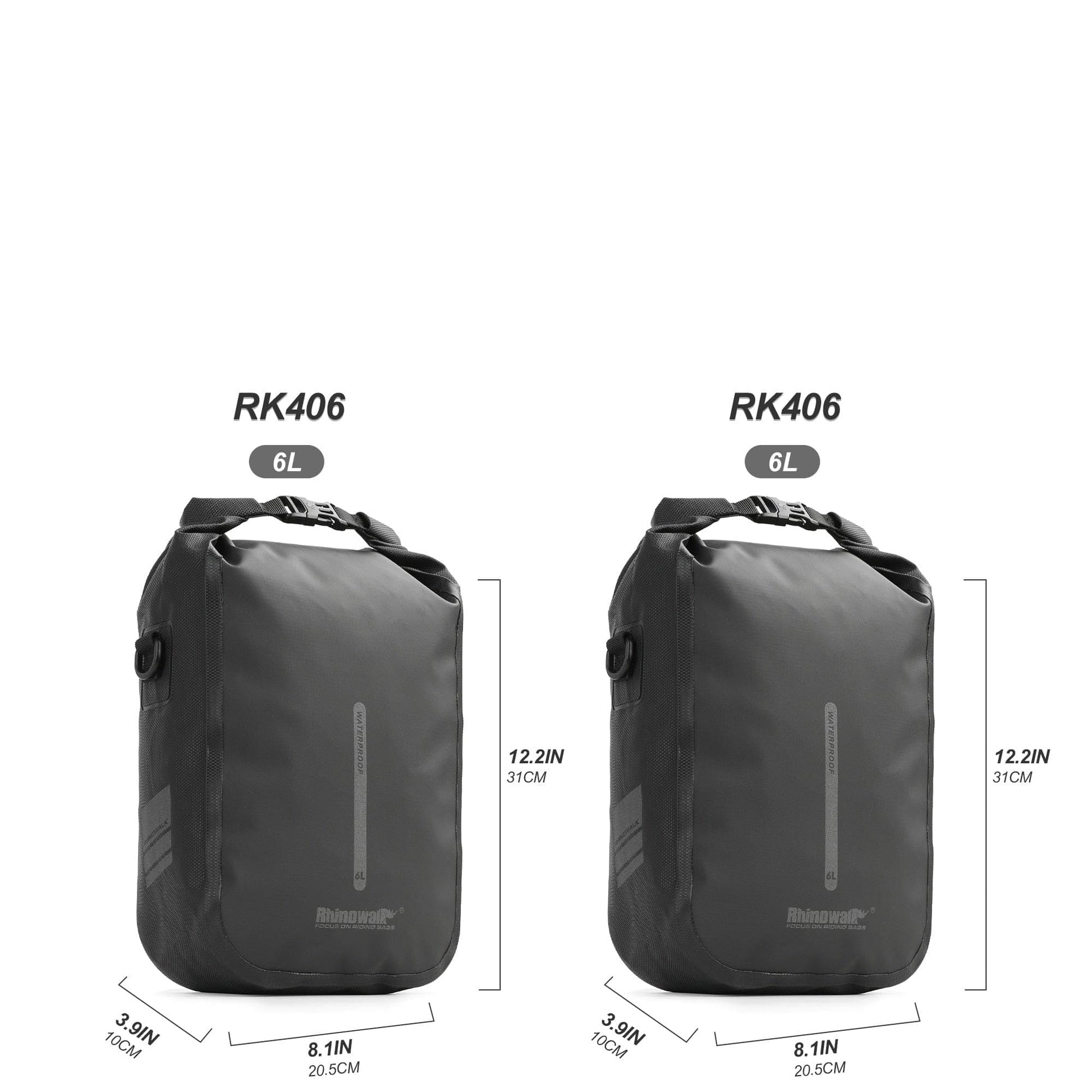 BIKE & BAG Pannier Bags RHINOWALK - Quick Release Front Pannier Bags (4, 6L)