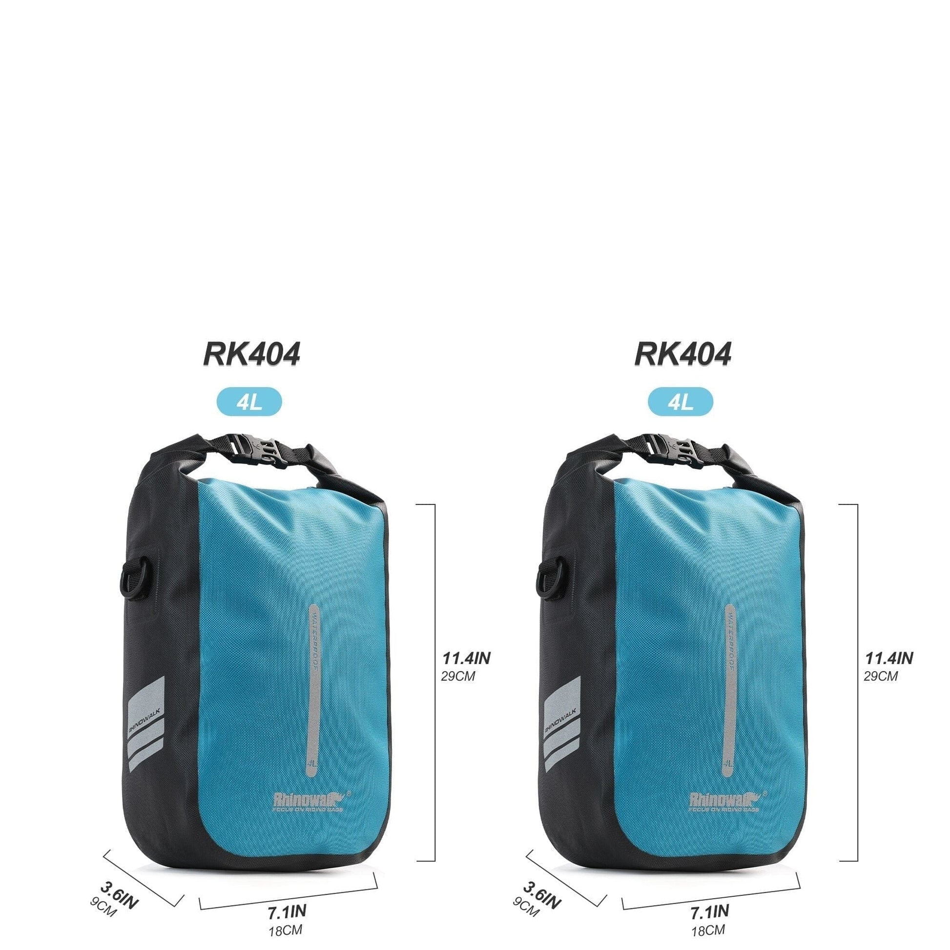 BIKE & BAG Pannier Bags RHINOWALK - Quick Release Front Pannier Bags (4, 6L)