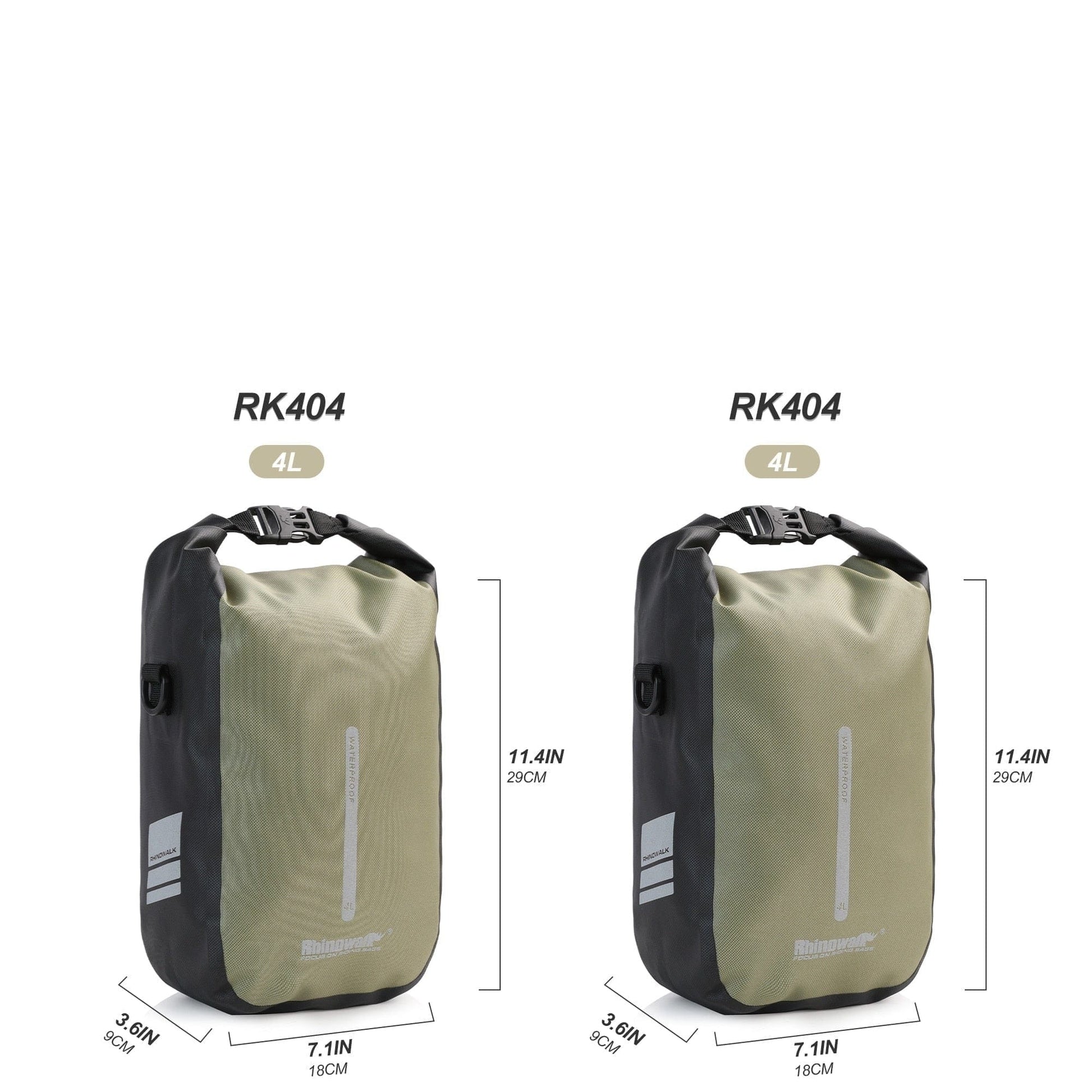 BIKE & BAG Pannier Bags RHINOWALK - Quick Release Front Pannier Bags (4, 6L)