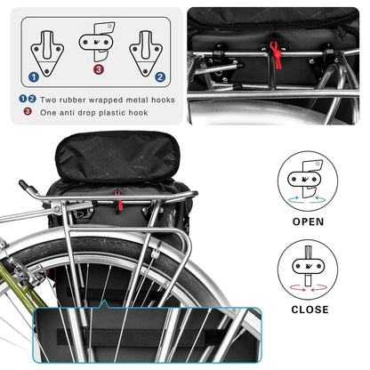Bike & Bag Pannier Bags RHINOWALK - Waterproof Pannier Bag (20L)