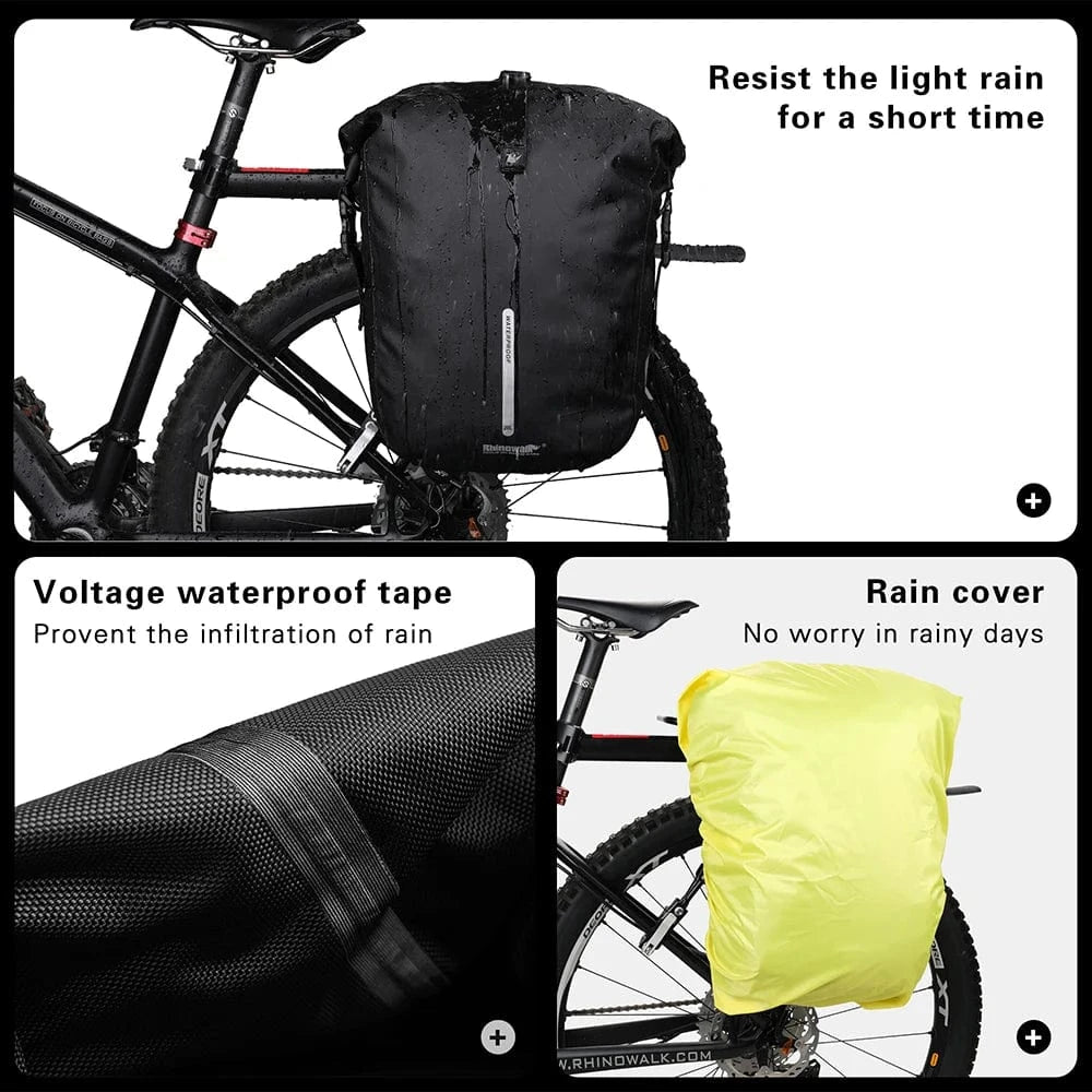 Bike & Bag Pannier Bags RHINOWALK - Waterproof Pannier Bag (20L)