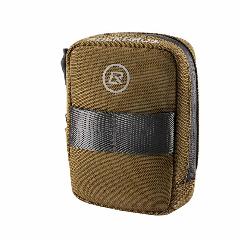 Bike & Bag Saddle Bags Brown / 10.8x9x4.6 CM ROCKBROS - Mini Bicycle Tail Bag (0.35L) – Compact, Rainproof Saddle Bag