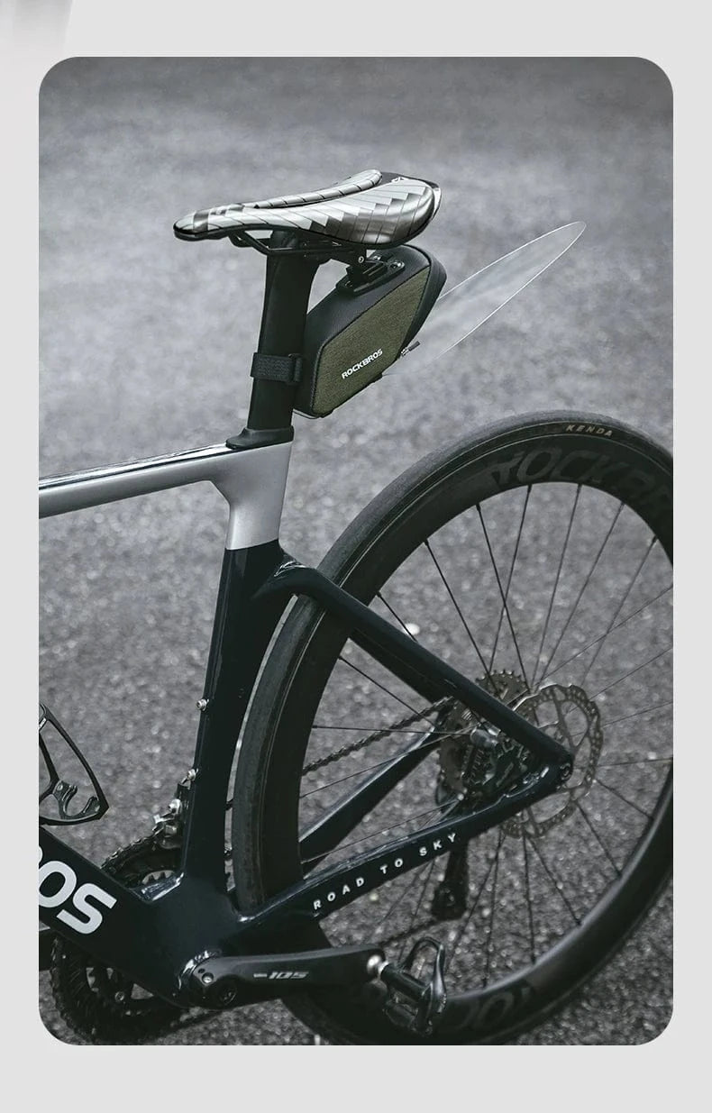 Bike & Bag Saddle Bags C53 ROCKBROS - Mini Bike Saddle Bag 0.4L with Built-in Mudguard