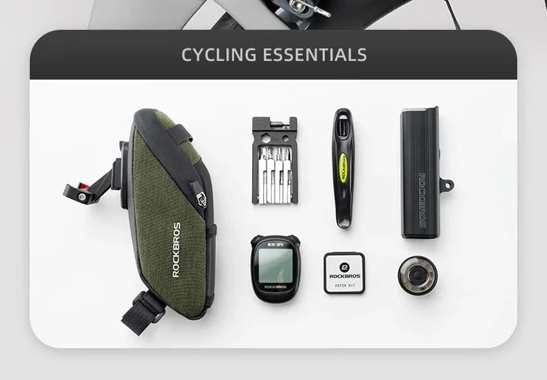 Bike & Bag Saddle Bags C53 ROCKBROS - Mini Bike Saddle Bag 0.4L with Built-in Mudguard