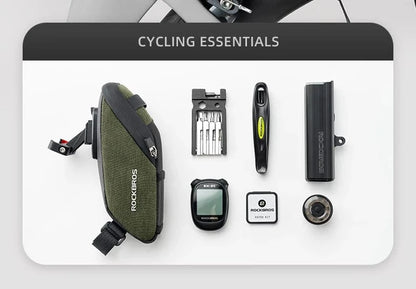 Bike & Bag Saddle Bags C53 ROCKBROS - Mini Bike Saddle Bag 0.4L with Built-in Mudguard