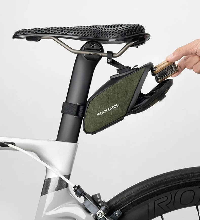 Bike & Bag Saddle Bags C53 ROCKBROS - Mini Bike Saddle Bag 0.4L with Built-in Mudguard