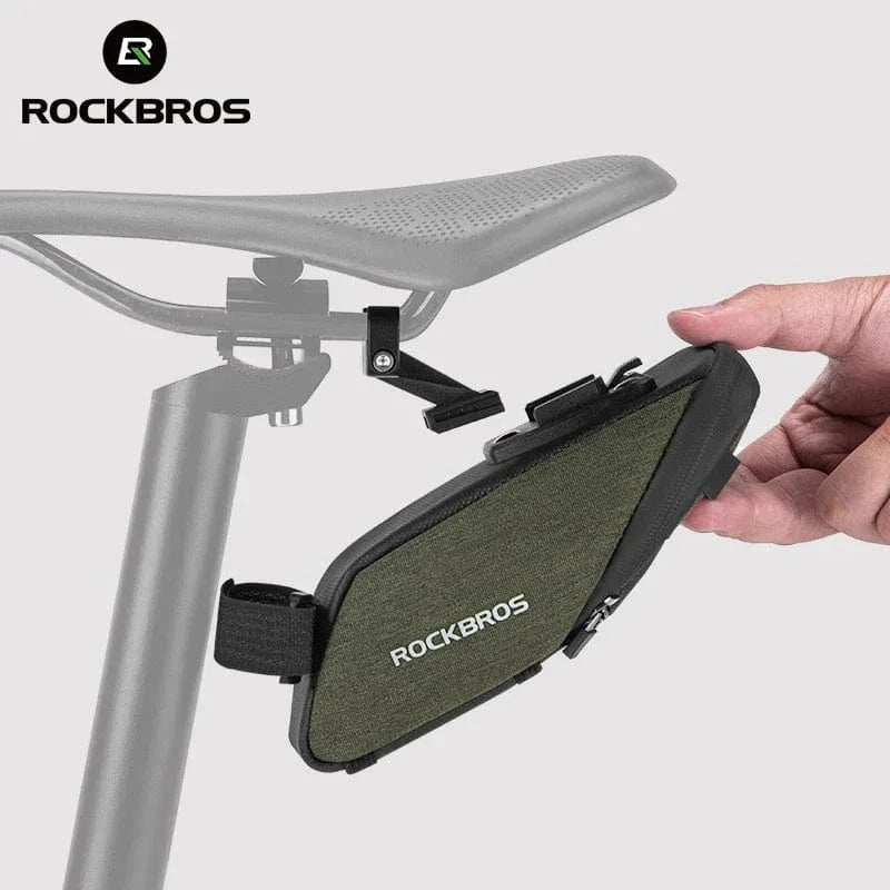 Bike & Bag Saddle Bags C53 ROCKBROS - Mini Bike Saddle Bag 0.4L with Built-in Mudguard