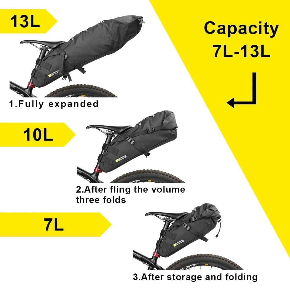 Bike & Bag Saddle Bags RHINOWALK - Waterproof Saddle Bag (10L, 13L)