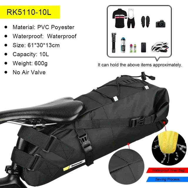 Bike & Bag Saddle Bags RHINOWALK - Waterproof Saddle Bag (10L, 13L)