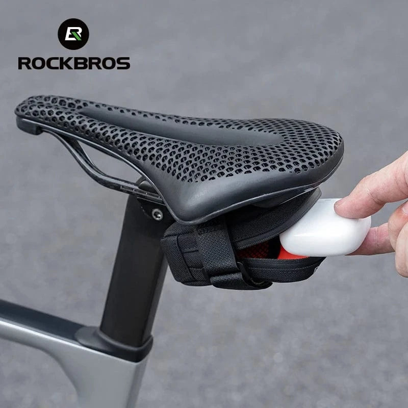 Bike & Bag Saddle Bags ROCKBROS - Mini Bicycle Tail Bag (0.35L) – Compact, Rainproof Saddle Bag