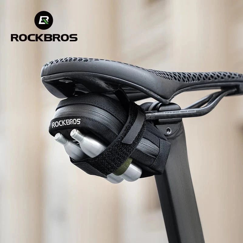 Bike & Bag Saddle Bags ROCKBROS - Mini Bicycle Tail Bag (0.35L) – Compact, Rainproof Saddle Bag