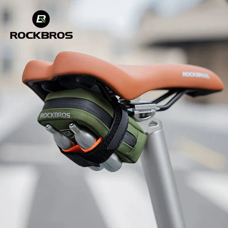 Bike & Bag Saddle Bags ROCKBROS - Mini Bicycle Tail Bag (0.35L) – Compact, Rainproof Saddle Bag
