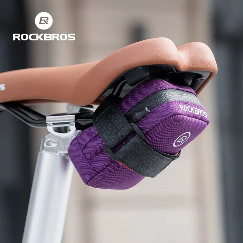 Bike & Bag Saddle Bags ROCKBROS - Mini Bicycle Tail Bag (0.35L) – Compact, Rainproof Saddle Bag