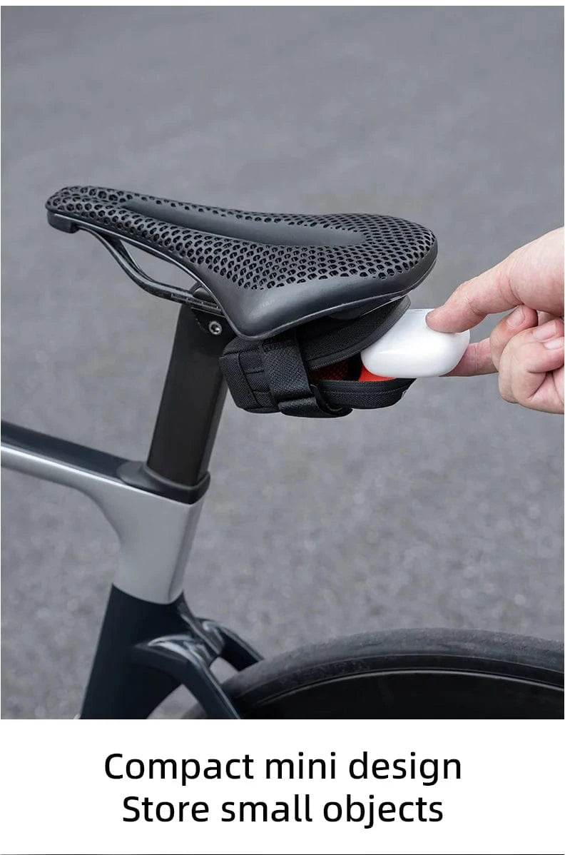 Bike & Bag Saddle Bags ROCKBROS - Mini Bicycle Tail Bag (0.35L) – Compact, Rainproof Saddle Bag