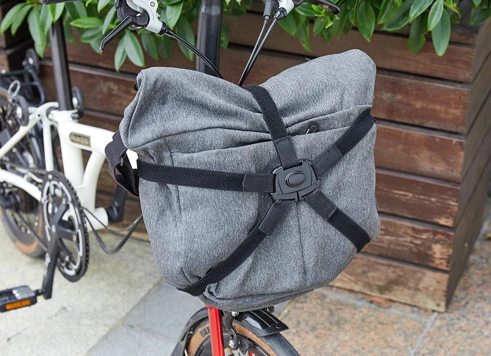Bike & Bag TOUCH Bicycle S-Bag Alloy Front Rack For Brompton Folding Bike Shoulder Backpack Bag Row Skeleton Bascket Bike Parts