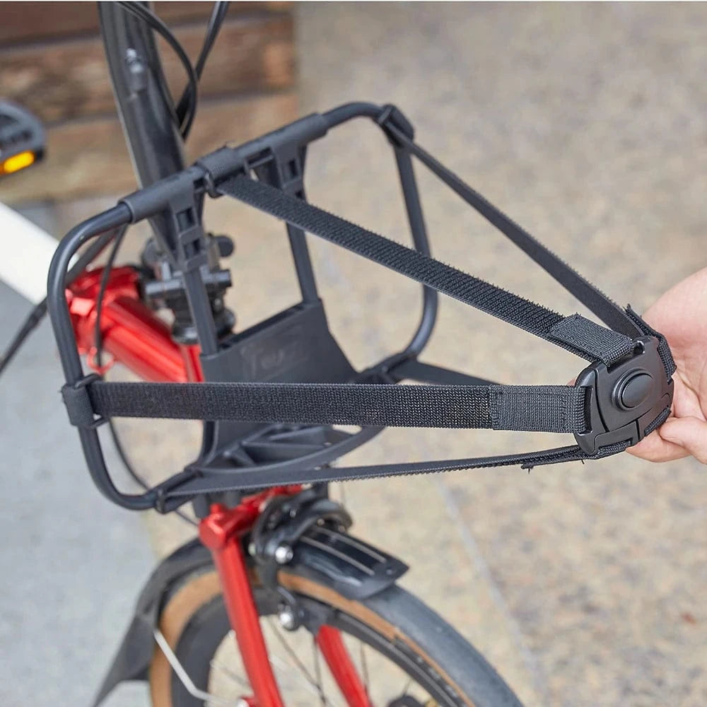 Bike & Bag TOUCH Bicycle S-Bag Alloy Front Rack For Brompton Folding Bike Shoulder Backpack Bag Row Skeleton Bascket Bike Parts