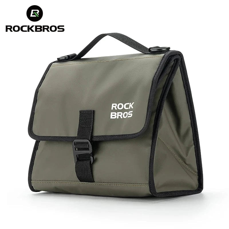 Bike & Bag W010-1 ROCKBROS Foldable Bag Insulated Bike Handlebar Bag Multi Functional 4-7L High Large Capacity Front Bag for Folding Bike