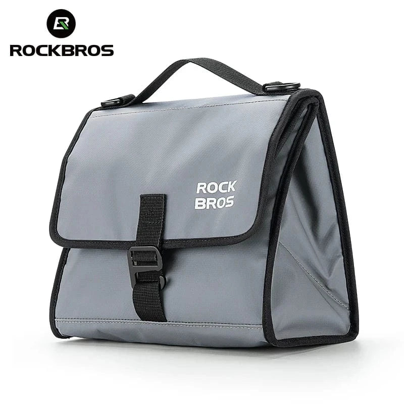 Bike & Bag W010-2 ROCKBROS Foldable Bag Insulated Bike Handlebar Bag Multi Functional 4-7L High Large Capacity Front Bag for Folding Bike