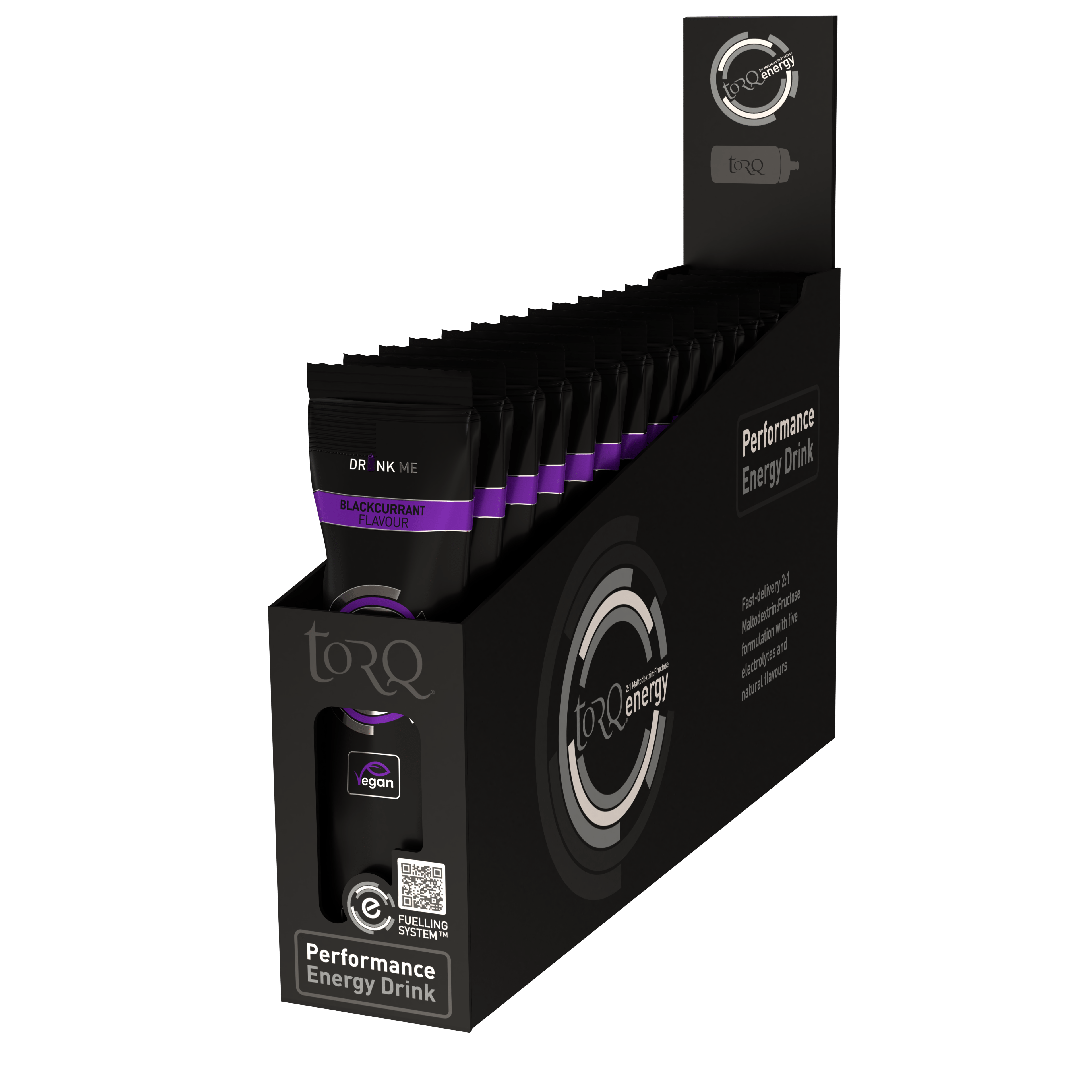 TORQ Energy Drink Blackcurrant Flavour TORQ Energy Drink (Box of 15 sachets)